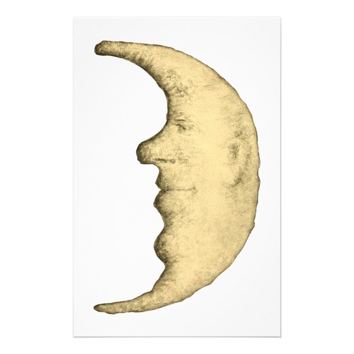 Man In The Moon Stationery Paper