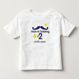 Man In Training 2nd Birthday Toddler T-shirt