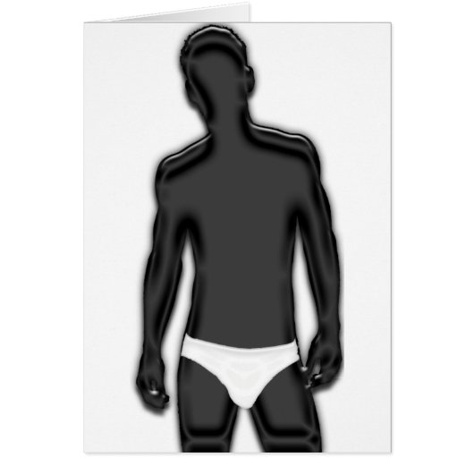 Man in Underwear Cards (Front)