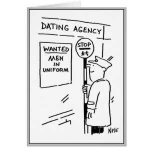 Man in uniform looking for a date. cards