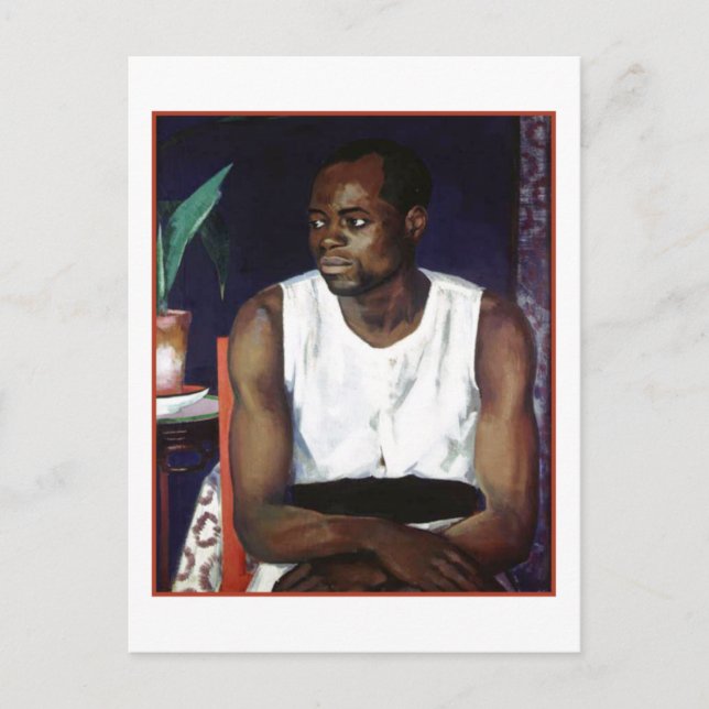 Man in White by Francis Cadell Postcard (Front)