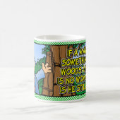 Man in Woods Coffee Mug (Center)