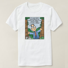 Man in Woods T-Shirt