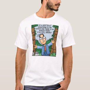 Man in Woods T-Shirt
