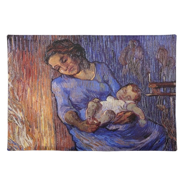 Man is at Sea by Vincent van Gogh Cloth Placemat (Front)