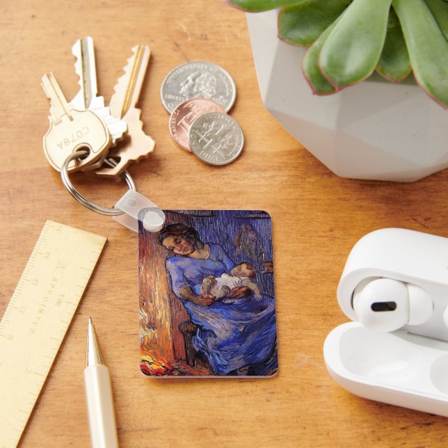 Man is at Sea by Vincent van Gogh Keychain (Desk)