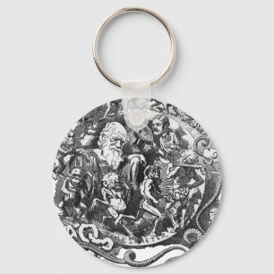 Man Is But A Worm Keychain