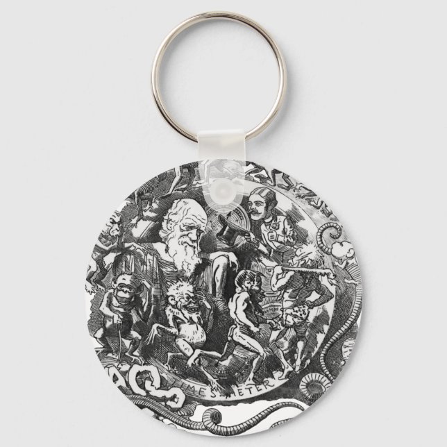 Man Is But A Worm Keychain (Front)