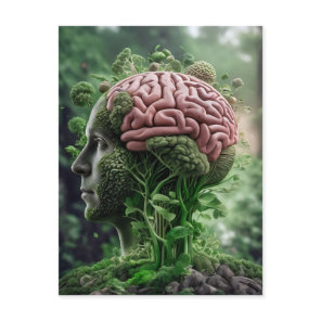 Man is Nature - Humanity Environment Organic Postcard
