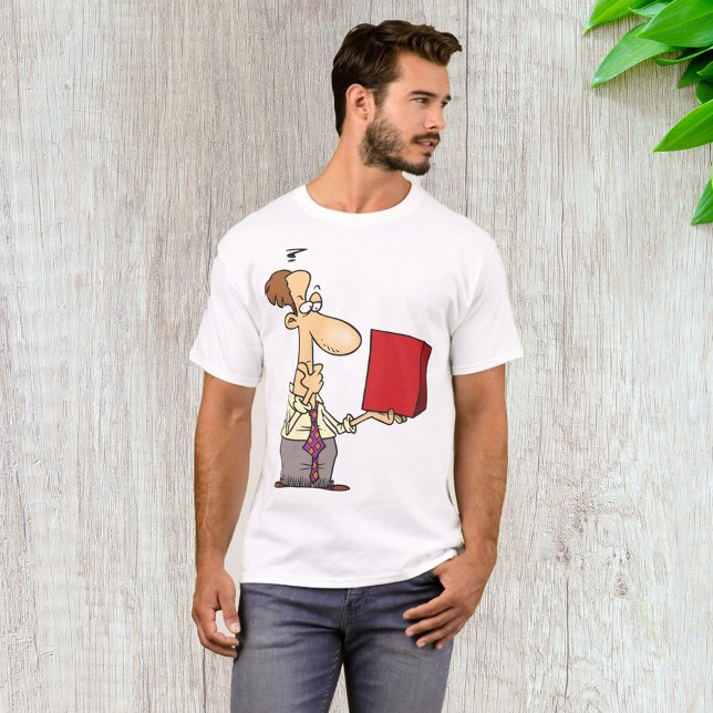 Man Looking At A Box T-Shirt (Creator Uploaded)