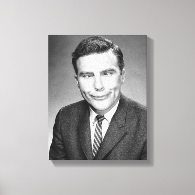 Man Making Face Canvas Print (Front)