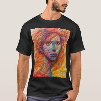 MAN_MANUAL PENCIL ART T-SHIRT