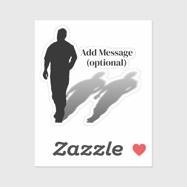 Man Missing Man Silhouette Sticker (Sheet)
