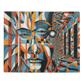 Man Modern Art Puzzle