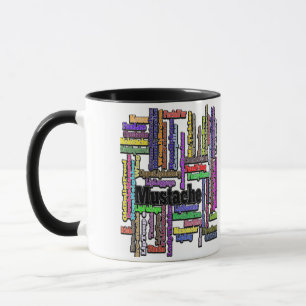 Man Mug Funny Text Moustache Mustache Caterpillar