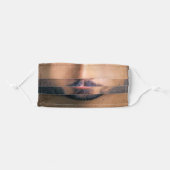 Man Mustache and Beard Adult Cloth Face Mask (Front, Folded)
