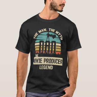 Man Myth Legend Dad MOVIE PRODUCER T-Shirt