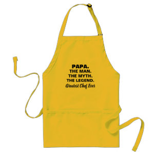 Man Myth Legend Funny Papa Quote Adult Apron
