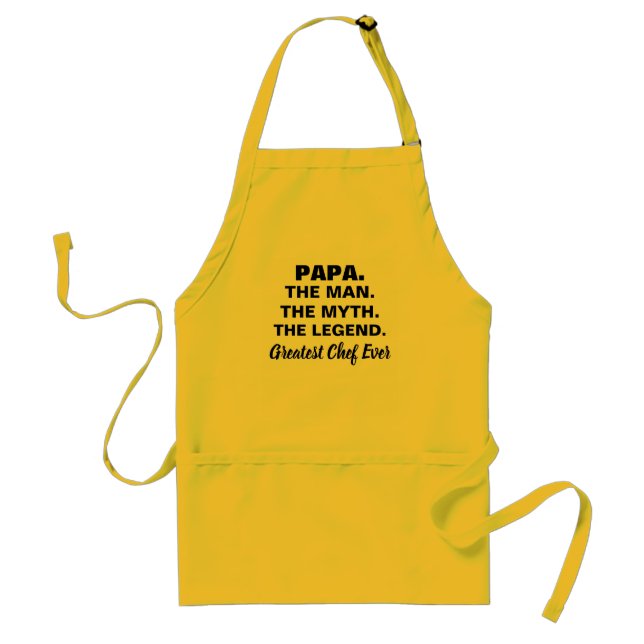 Man Myth Legend Funny Papa Quote Adult Apron (Front)