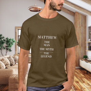 Man myth legend name brown T-Shirt