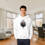 Man myth legend photo name hoodie<br><div class="desc">Celebrate his special day in style with this personalized t-shirt! Featuring a classic white background and bold text that reads: "The Man, The Myth, The Legend." Customize the design by adding his name, and a favorite photo to make it truly unique. This t-shirt is the perfect gift for a legendary...</div>