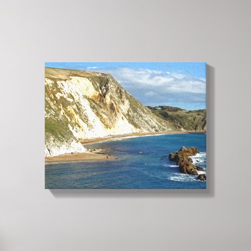 Man o War Cove Jurassic Coast Dorset England Canvas Print