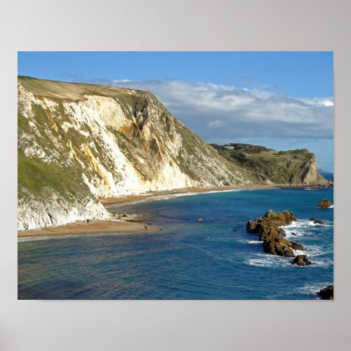 Man o War Cove Jurassic Coast Dorset England Poster
