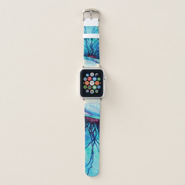 Man-O-War Jellyfish Apple Watch Band (Front)