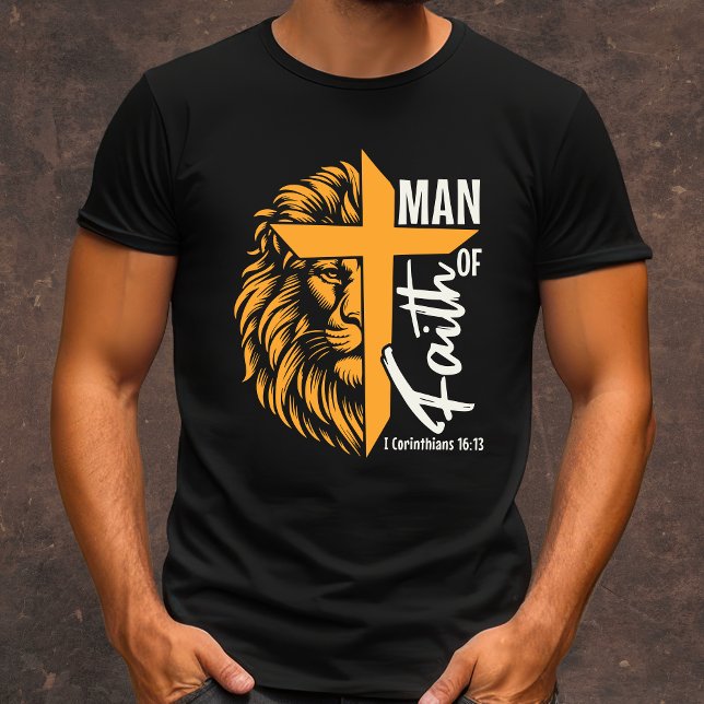 Man of Faith men's Christian T-Shirt (Creator Uploaded)