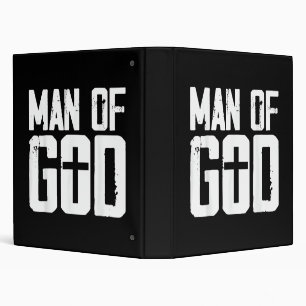 Man of God I Jesus 3 Ring Binder