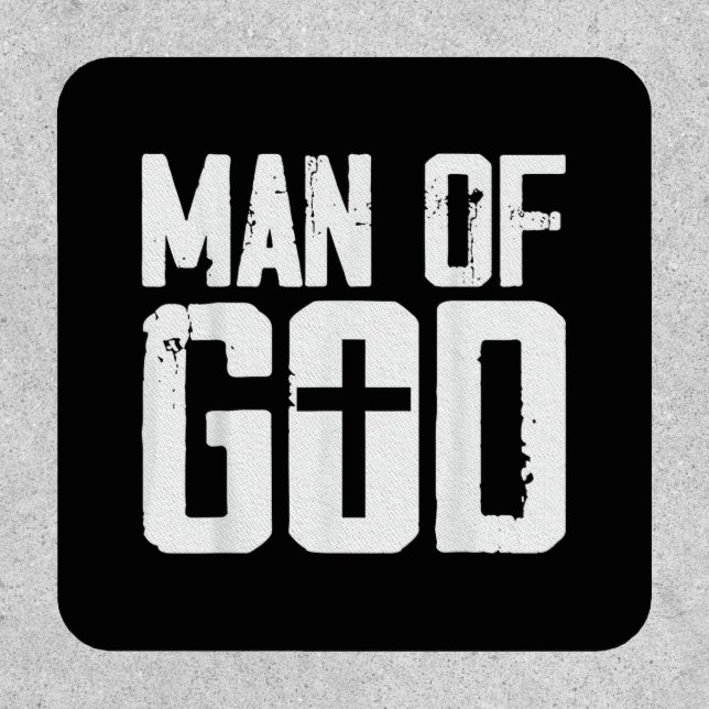 Man of God I Jesus Patch (Front)