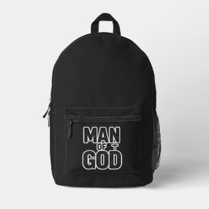 Man of GOD Printed Backpack