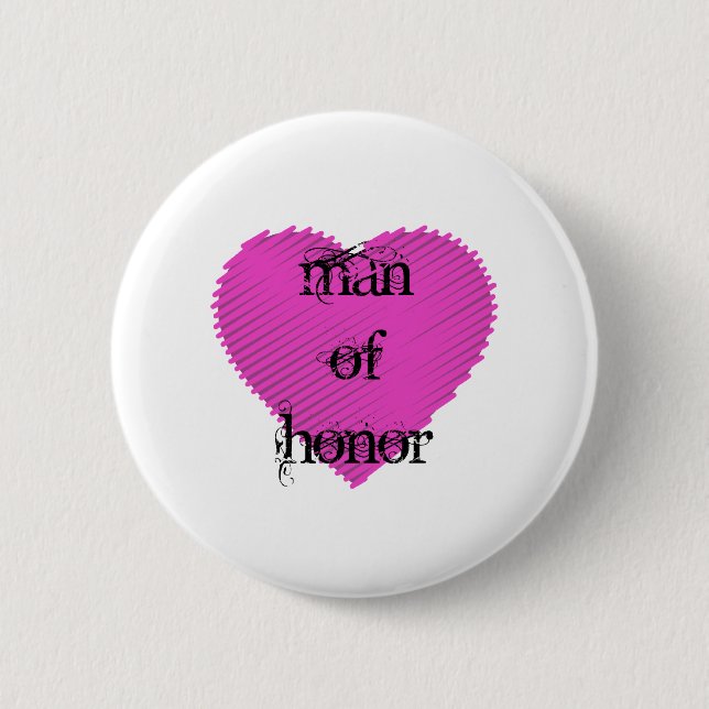 Man of Honor Button (Front)