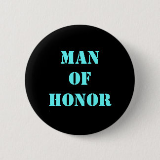 Man of Honor Pinback Button