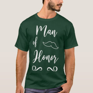 Man of Honor Wedding Matching T-Shirt