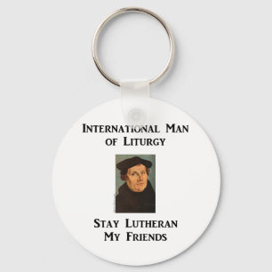 Man of Liturgy Keychain
