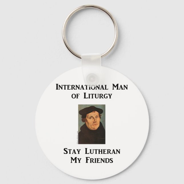 Man of Liturgy Keychain (Front)