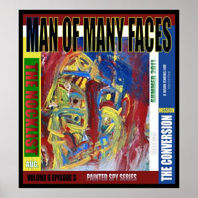Man of Many Faces Poster (Front)