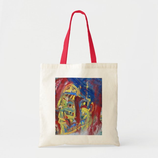 Man of Many Faces Tote Bag (Front)