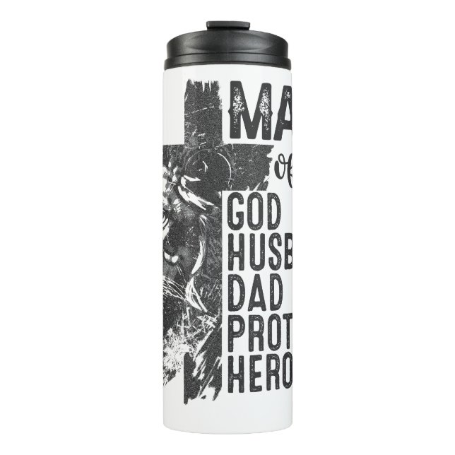 Man of Religion Thermal Tumbler (Front)