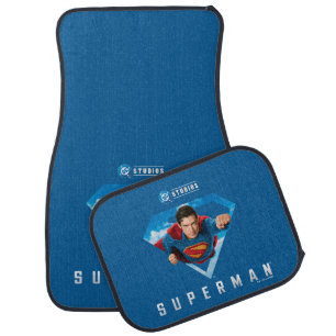Man of Steel in Flight Car Floor Mat