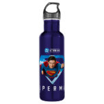 Man of Steel in Flight Stainless Steel Water Bottle