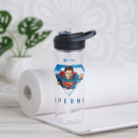 Man of Steel in Flight Water Bottle