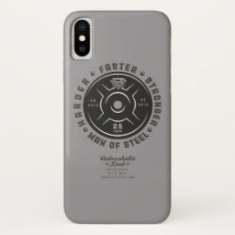 Man Of Steel | Unbreakable Dad iPhone X Case