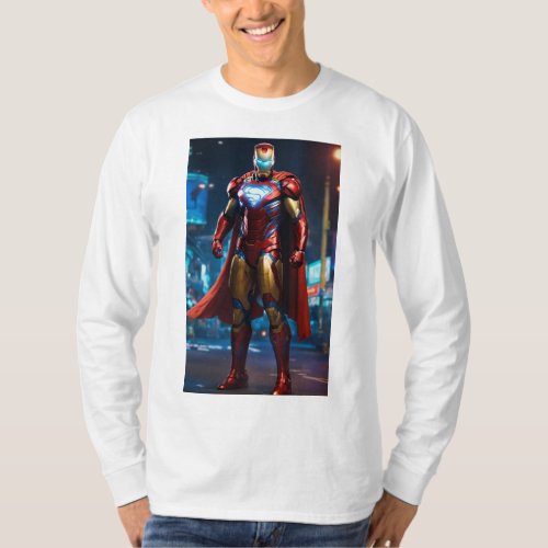 Man of Tech The Iron of Steel Fusion T_Shirt