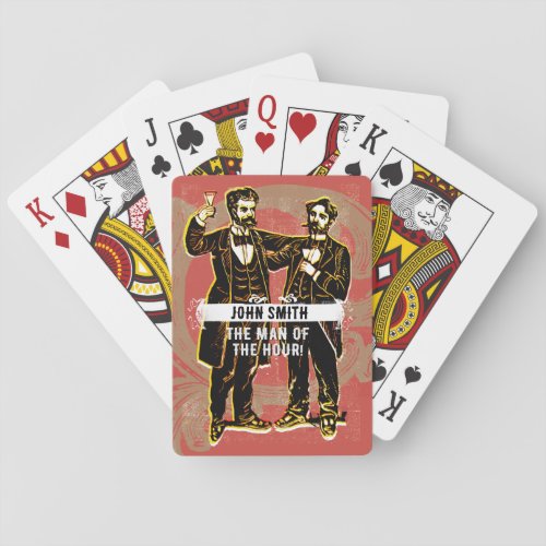 Man Of The Hour Playing Cards