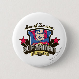 Man of Tomorrow Pinback Button