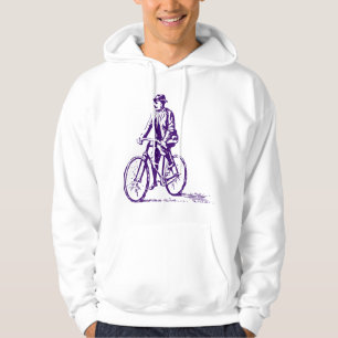 Man on a Bike - Deep Purple Hoodie