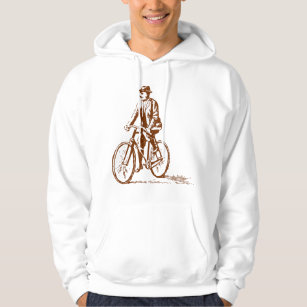 Man on a Bike - Walnut Brown Hoodie