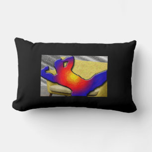 Man on Couch Pillow